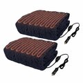 Stalwart 12V Heated Car Blanket, Blue, 2PK 75-CAR2014